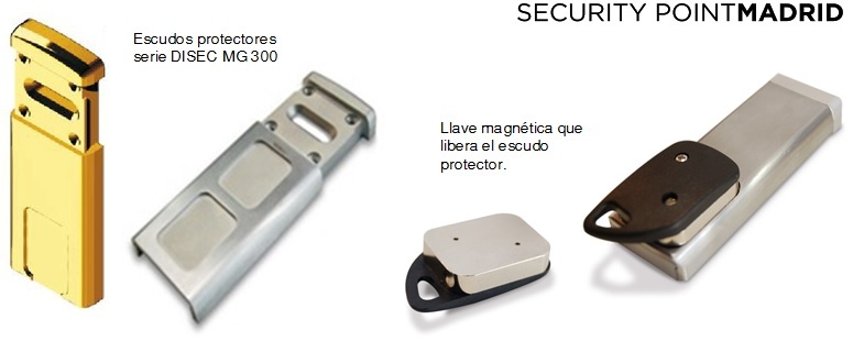 Escudo protector de puertas para llave de borjas