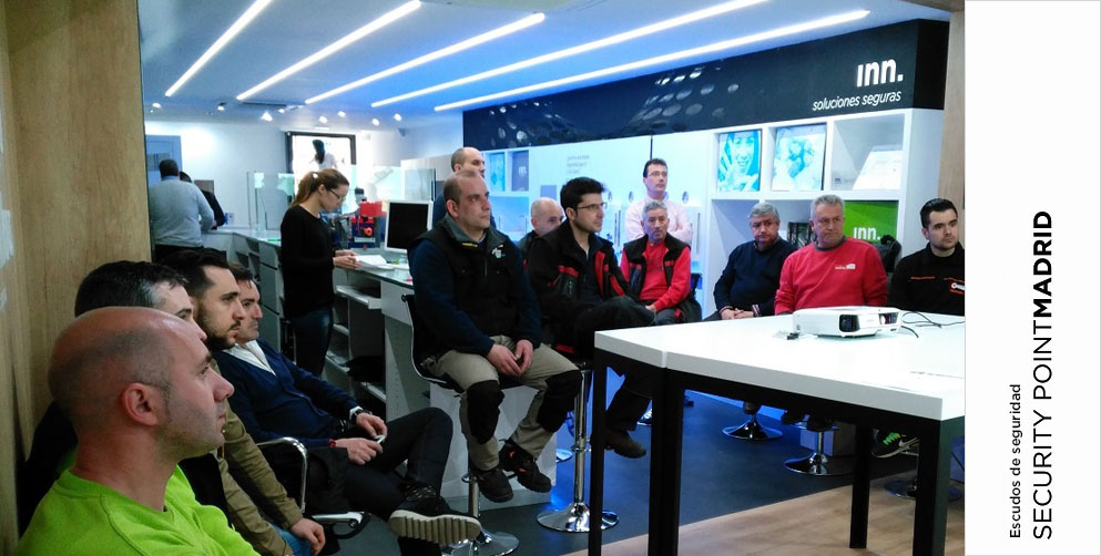 Talleres escudos seguridad DIsec by Security point madrid