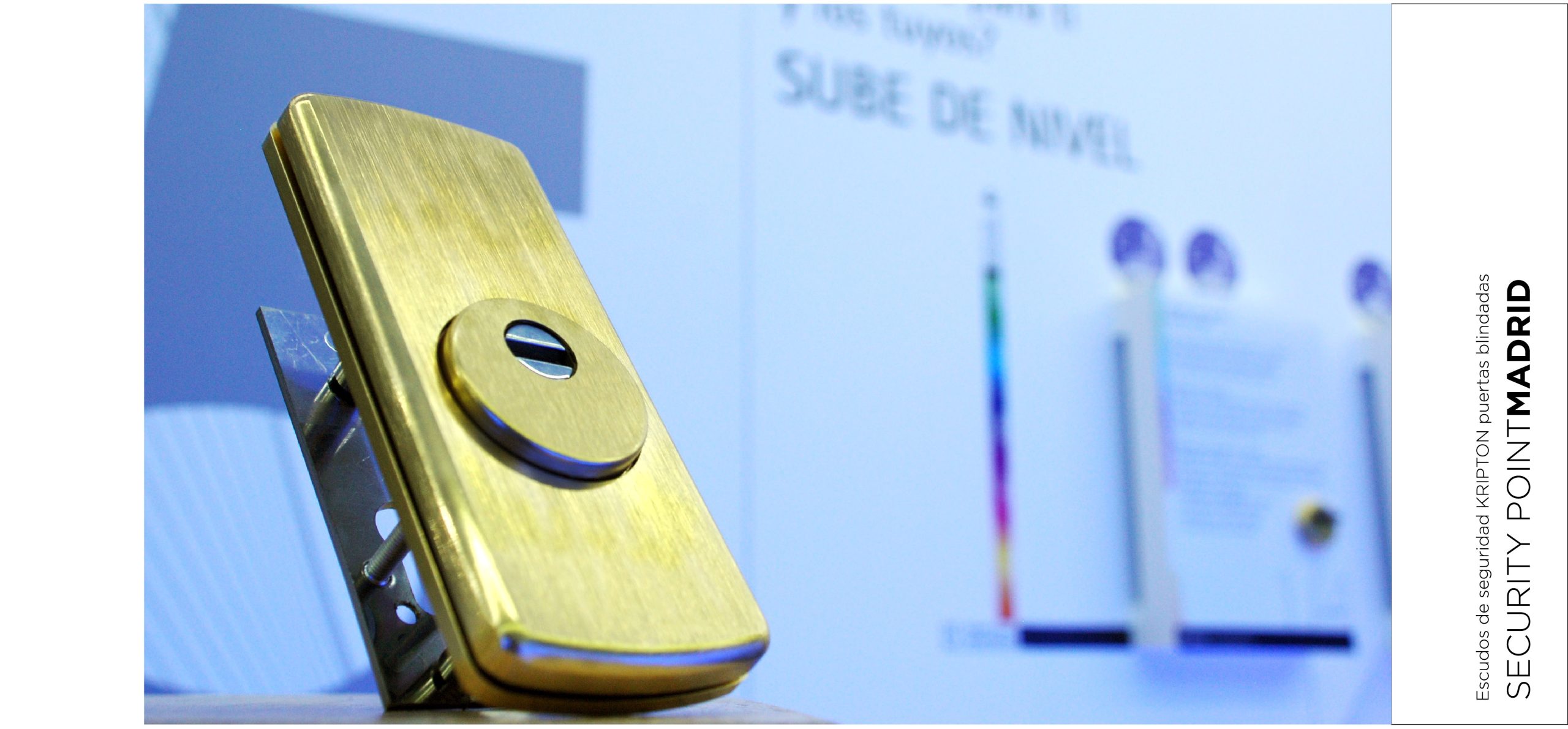 Escudo de seguridad Kripton para puertas blindadas en Madrid