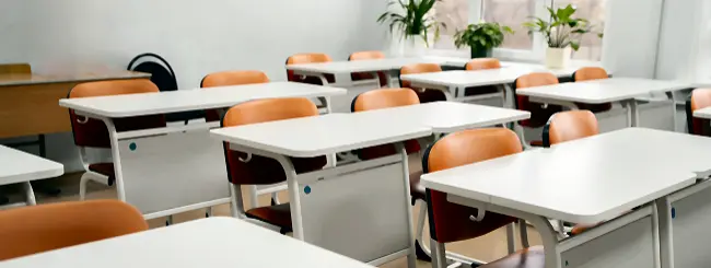 centro formativo desinfectado con ozono